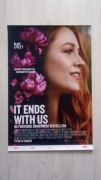 Plakat filmowy "It Ends with Us"
