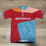 0089 Deliveroo koszulka kolarska rowerowa S