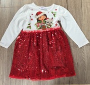 Świąteczne sukienka Gabby's Dollhouse rozmiar 116