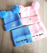 Czapka zimowa plus komin dziecięcy