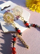 Amulet bransoletka Agat i Hematyt +gratis kolczyki