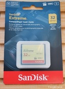 NOWA Karta pamięci SANDISK Extreme 32GB Compact Flash 120 MB/s OKAZJA!