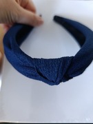 Nowa opaska do włosów granatowa