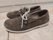 Buty męskie mokasyny skórzane RESERVED 44, 28,5  cm, zielone, stan bdb