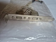 Gniazdo USBx2 na śledziu.