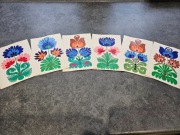 Sztuka łowicka wycinanki w pocztówkach PRL