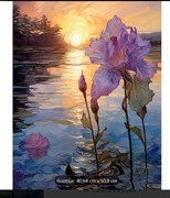 Malowanie po numerze irys