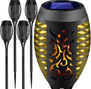 Lampa ogrodowa solarna - pochodnia 4sztuki lampa solarna
