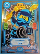 Lego Ninjago karta 255 Platynowy Jay Nowa