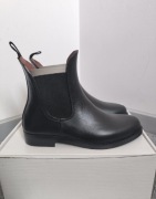 Buty jeździeckie Sztyblety busse 37 czarne skórzane 