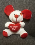 Maskotka Miś z sercem pluszak na walentynki kocham cię