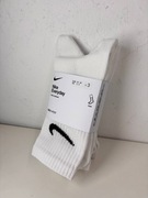 Skarpety Nike białe  Wysokie Długie 3 pak Everyday 34-38