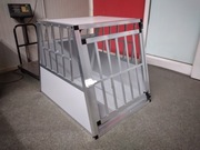 Solidna Klatka Samochodowa dla Psa transporter Aluminium i MDF
