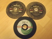 Tarcza do cięcia metalu 180 i 230 mm -- komplet