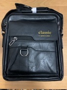 Listonoszka czarna- saszetka na ramię