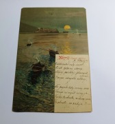 Stara pocztówka Napoli – Castel dell’Ovo ok. 1905–1910 r. Włochy