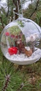 Bombka przestrzenna 3D 12cm zając bożenarodzenie