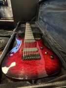 Gitara 9 strun Agile Septor Elite 928 EB CP Tribal Red, USA