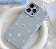 Etui na telefon IPhone16 nowe śliczne błękitne w kwiatki