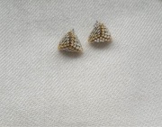 Kolczyki z japońskich koralików.