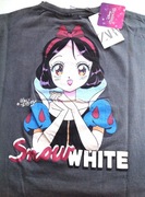 Zara pudełkowa koszulka crop Królewna Śnieżka