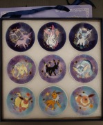 Zestaw 9 talerzyków na przystawki Pokemon ceramika oryginalne na prezent 