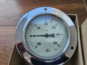 MANOMETR PRZEMYSŁOWY -100 DO 500 KPA Z OKRESU PRL.