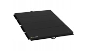 Mata do ćwiczeń Gymrex 200 cm x 120 cm czarny