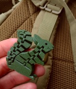 Brelok Militarna Wiewiórka Motocyklowy Junak M12 Vintage do kluczy Dino