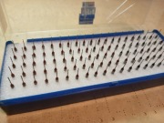 Wiertła Kemmer Präzision Ø 0,9mm 100szt. używane widiowe do metalu