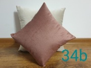 M034 poszewki na poduszki 30x30 róż monolith 