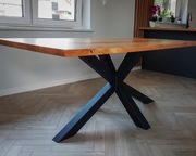 Stół rozkładany dębowy loft