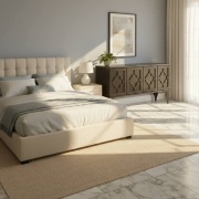 Szafka/Komoda Glamour z Ornamentem na Szkle – Rzemieślnicza Precyzja