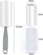 Rolka do kłaczków + 6 wkładów + 1 osłona chroniąca przed kurzem