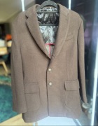 Trussardi Collection Milano płaszcz wełna + kaszmir 54 Made in Italy