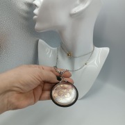 Steampunk  Gothic  Biżuteria Żywica Medalion Rękodzieło