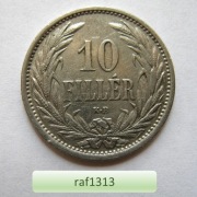 Węgry - 1909 - 10 filler