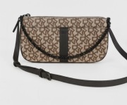 NOWA Torebka DKNY brązowa listonoszka 14x22 oryginał