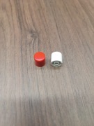 Nasadki okrągłe na isostat białe i 