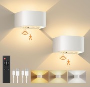 Kinkiety LED FULEN 2 sztuki z czujnikiem ruchu