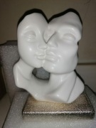 Figurka dekooracyjna kobiety i mężczyzny. 