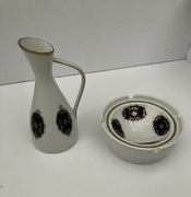 popielniczka i wazonik ECHT KOBALT GDR vintage prl