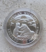 Srebrna moneta LEOPARD Somalia 2019