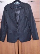 Marynarka młodzieżowa czarna na 164 cm