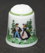 Naparstek Kolekcjonerski porcelanowy austriacka para