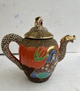 czajnik ceramiczny ze SMOKIEM duzy jaonia nagoya satsuma