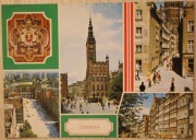 GDAŃSK. Długi Targ - ZESTAW 40 SZTUK, CZYSTE