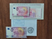 0 EURO 100 LAT MUZEUM POCZTY I TELEKOMUNIKACJI NISKI NUMER