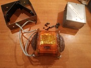 UNITRA Fonica wzmacniacz 9013 transformator Zatra TS 120/13 ekran stelaż 