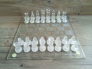 szachy szklane 25x25 cm 